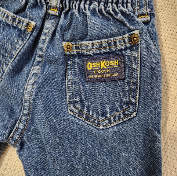Vintage Oshkosh B'Gosh Jeans Size 12 Months - Picture 2 of 6